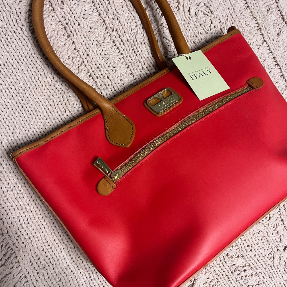 Red Valentina Handbag